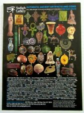 2011 SADIGH GALLERY Authentic Ancient Artifacts & Coins Magazine Ad picture