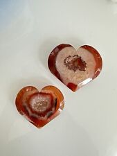 1 Pc Natural Carnelian Heart Carving Crystal picture