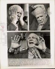 1969 Press Photo Author Eric Hoffer testifies at Senate committee in Washington picture