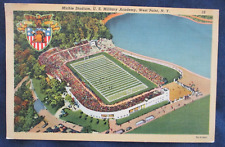 1945 West Point New York Military Academy Michie Stadium Postcard picture