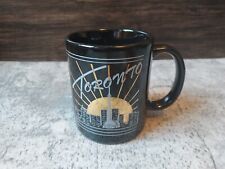 Vintage Toronto City Black With Gold Trim Coffee Mug picture