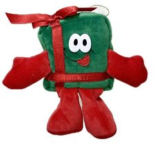 5” Dandee Plush Bean Bag Gift Box with Bow Christmas Holiday Ornament Vtg picture