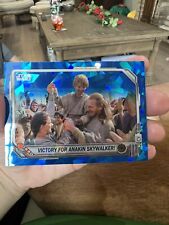 🔥🔥🔥2024 Topps Sapphire Star Wars Victory For Anakin Blue Parallel picture
