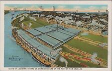 c1920s Postcard New Orleans, Louisiana Board of Commissioners Port Boats B4863.4 picture