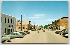 Spearfish SD~Hotel Cafe~Main St~Early 1950s Cars~Jack's Market~Passion Play Sign picture