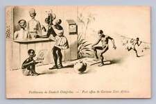 Post Office in German East Africa ~ Antique Rwanda Comic Postcard ~1900s picture
