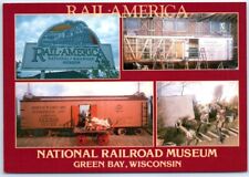 Postcard - Miniature Dioramas, Rail-America, National Railroad Museum - WI picture