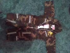 Vintage toddler Camo Flight/Jump suit with Vietnam snoopy. picture