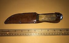 RARE VINTAGE 1950’s G. C. Co. #426 Stag Handle Hunting Knife Solingen, Germany picture