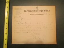 North English Iowa Farmers Savings Bank 1915 Letterhead 861 picture