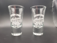 (2) Vintage Southern Comfort Alabama Slammer America's Most Wanted Shot Glasses  picture