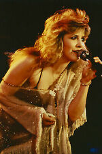 STEVIE NICKS BUSTY CLEAVAGE POSE SINGING IN CONCERT 1980'S 24X36 POSTER picture