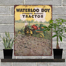 1920 Waterloo Boy Kerosene Tractor John Deere Farm Metal Sign 9x12