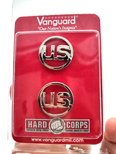 Collar Mirror Finish ENLISTED US Insignia Vanguard NEW IN BOX U.S.M.C. Approved picture
