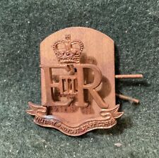 Military Provost Staff Corps Original British Army Cap Badge Queens Crown N31 picture