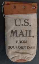 1935 United States Boulder Dam Souvenir Mailbag, photos & tag picture