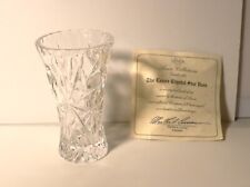 Vintage Lenox Collections Crystal Star Vase 4” With COA picture