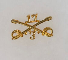 Post-WWII 3rd Squadron 17th Cavalry  Officers Collar Device picture
