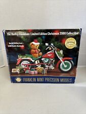 Franklin Mint LIMITED EDITION 2000 Harley Davidson Fat Boy Christmas Bike 1:10  picture