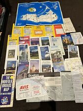 Bulk Lot 29x Vintage Maps USA,Europe Nantucket And More  picture