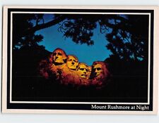 Postcard Mount Rushmore at Night, Mount Rushmore National Memorial, South Dakota picture