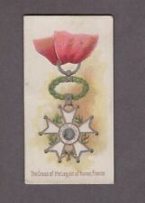 1890 Allen & Ginter The Worlds Decorations N30 CROSS OF THE LEGION HONOR FRANCE picture