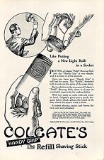 1923 Colgate's Refill Shaving Stick ~ VINTAGE PRINT AD picture