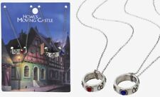 Studio Ghibli Howl’s Moving Castle Howl and Sophie Ring and Necklace Set NWT picture
