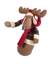 TJ's Christmas Xmas Holiday Moose Santa Decoration Ornament 13