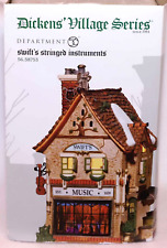 DEPT 56 SWIFT'S STRINGED INSTRUMENTS 58753 DICKENS VILLAGE CHRISTMAS picture