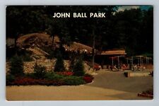 Grand Rapids MI-Michigan, John Ball Park, Vintage Postcard picture