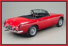 1967 MG MGB MK I, RED, Refrigerator Magnet, 42 Mil Thick, READ LISTING,NOT a Toy picture