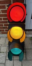 Crouse-Hinds Vintage Traffic Signal Red, Yellow, Green 8” Incandescent picture