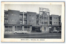 Tijuana Baja California Mexico Postcard Modern Motel Leon c1940's Vintage picture
