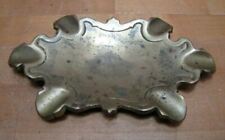 Antique 19c Pat Apld For Bronze Brass Cigar Ashtray Tray Decorative Arts picture
