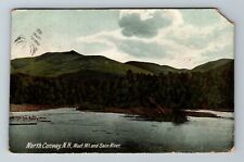 North Conway NH-New Hampshire, Moat Mountain, Saco River, Vintage Postcard picture