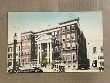 Postcard Danbury CT Connecticut Hotel Green Vintage PC picture