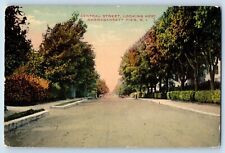 Narragansett Rhode Island Postcard Central Street Looking West Scene Road 1910 picture
