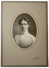 Pittsburg KS-Kansas, Beautiful Woman In White Dress, Antique Vintage Photograph picture