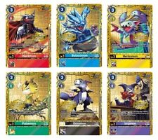 Digimon TCG - 2023 Championship Finals - Gold Card Set - NM - 6 Cards - Promo picture