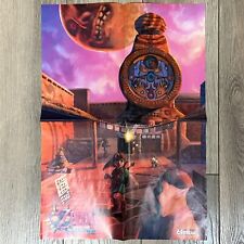 Nintendo The 64Dream Magazine Zelda Majora's Mask Clock Town B3 Poster Japan picture