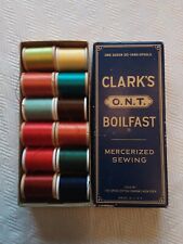 Vintage CLARK'S O.N.T. BOILFAST Mercerized Sewing picture