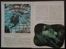 1964 Worlds Fair Preview vintage INFO & pictorial art picture