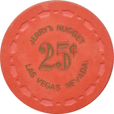 Jerry's Nugget Casino North Las Vegas Nevada 25 Cent Chip 1964 picture