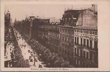 Postcard Avenida de Mayo Buenos Aires Argentina  picture