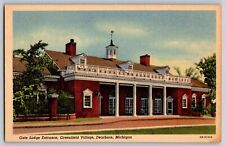 Dearborn, Michigan - Gate Lodge Entrance, Greenfield Village - Vintage Postcard picture