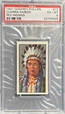 1927 Godfrey Phillips Red Indians #13 QUARRA PARKER - PSA 6 EX-MT picture