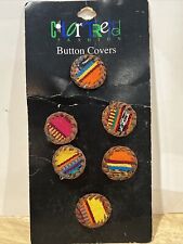 Vintage Color Trend Button Covers Indian Aztec Mexican Spanish Design picture