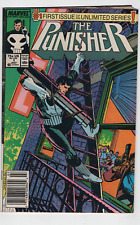 THE PUNISHER #1 1ST ONGOING SOLO SERIES MARVEL COMICS 1987 DAREDEVIL NEWSSTAND picture