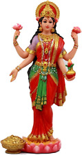 Ebros Gift Eastern Enlightenment Vastu Hindu Goddess Shri Lakshmi Statue 10 Tall picture